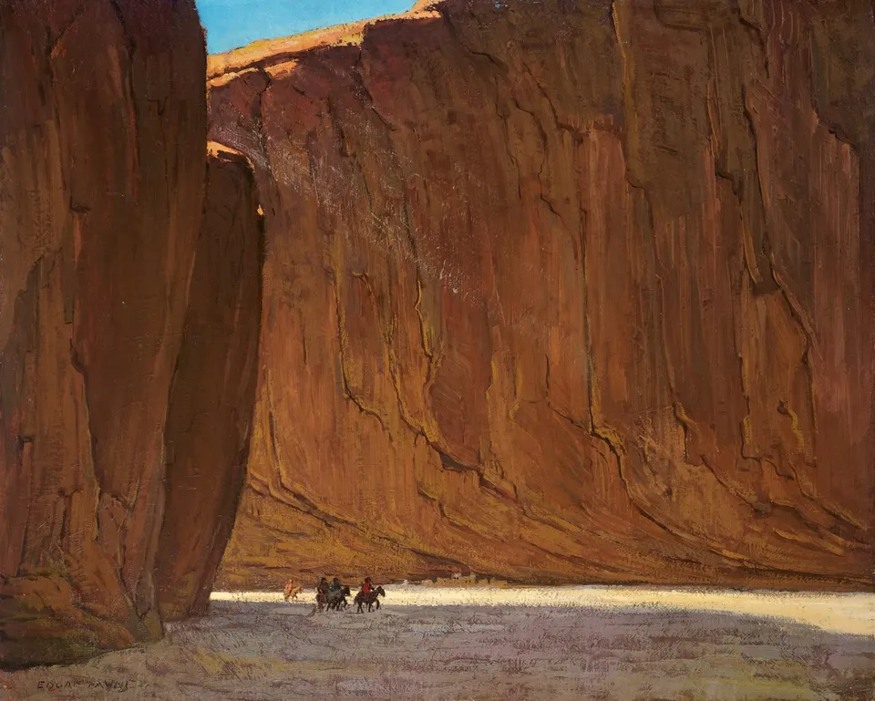 Edgar Payne, Canyon de Chelly, oil on canvas